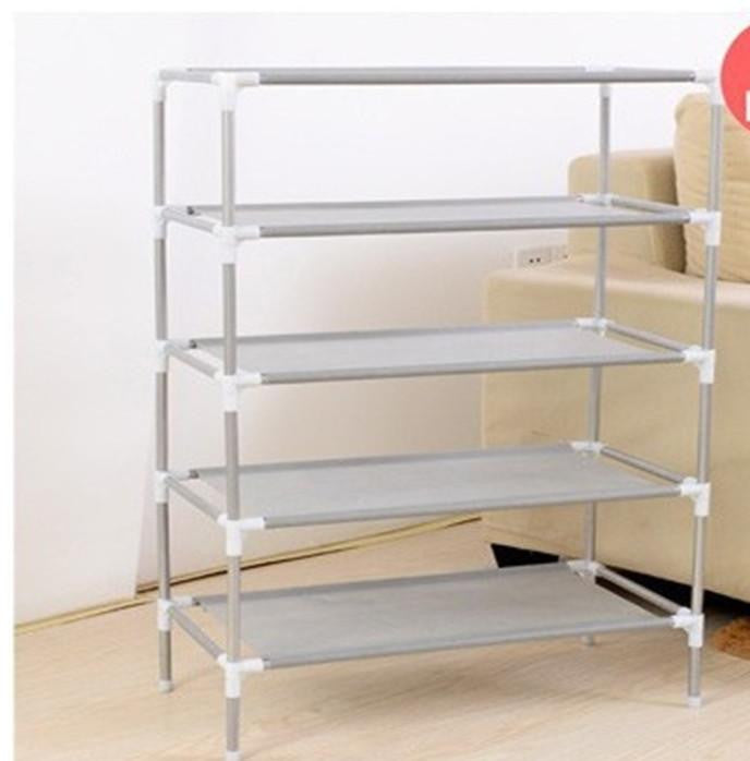 Shoe Cabinet Non-woven Shoes Racks Storage Large Capacity Home Furniture DIY Simple 5 layers