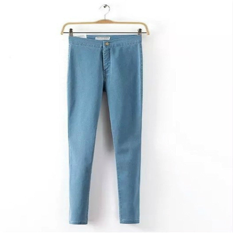 Online discount shop Australia - High Waist Jeans For Women Denim Jeans Woman Black Pencil Women's Jeans Femme Blue Skinny Women Jeans Denim Pants Trousers