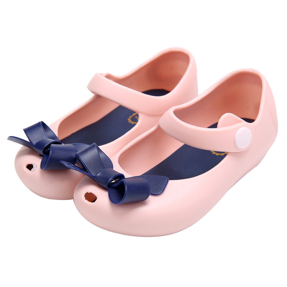 Kids Shoes Girls New Baby Rubber Mini Cute Bow girls Sandals Children shoes Bow Summer Sandals rain boot zapatos - CelebritystyleFashion.com.au online clothing shop australia