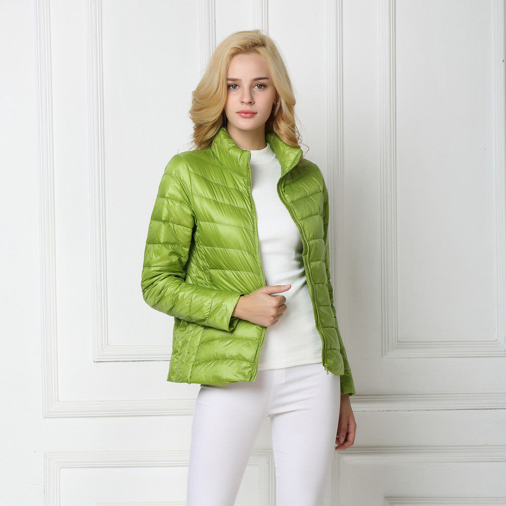 Online discount shop Australia - Duck Down Jacket Women Light Coat Female Warm Parkas for Women's Outwear 90% White Duck Down High Quality