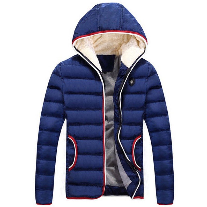 New Spring Winter Jacket Men Brand High Quality Down Cotton Men Clothes Fashion Warm Mens Jackets Coats Black Plus Size 4XL - CelebritystyleFashion.com.au online clothing shop australia