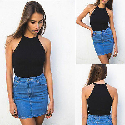 Fashion Women Vest shirts Sleeveless Blouse Casual Tank Tops