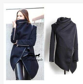 women woolen coat windbreaker jacket Slim female wool Trench coats cardigan 9 colors
