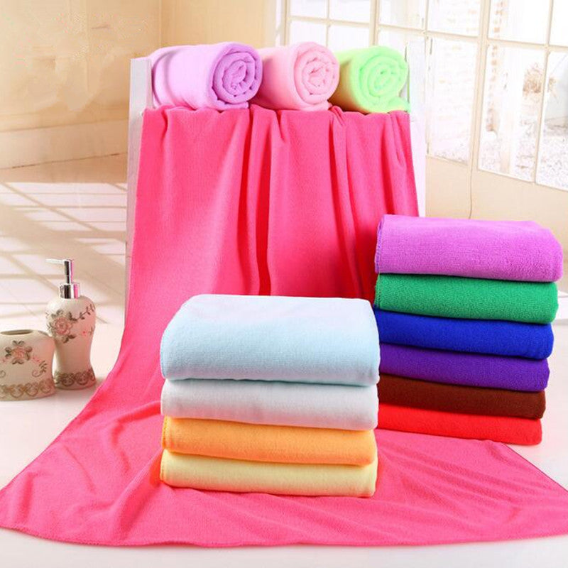 Online discount shop Australia - 140x70cm Supersoft Microfiber Beach Towel Microfibre Bath Towel Sports Towel Gym Fast Drying Cloth Extra Large B5