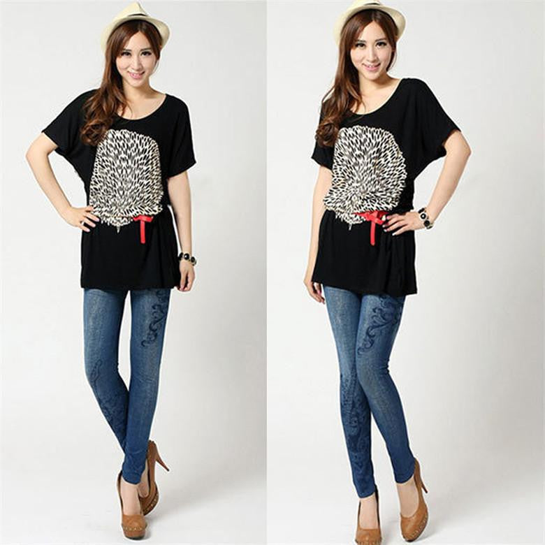 Women Lady Casual Jeans Skinny Jeggings Stretchy Slim Leggings Trousers