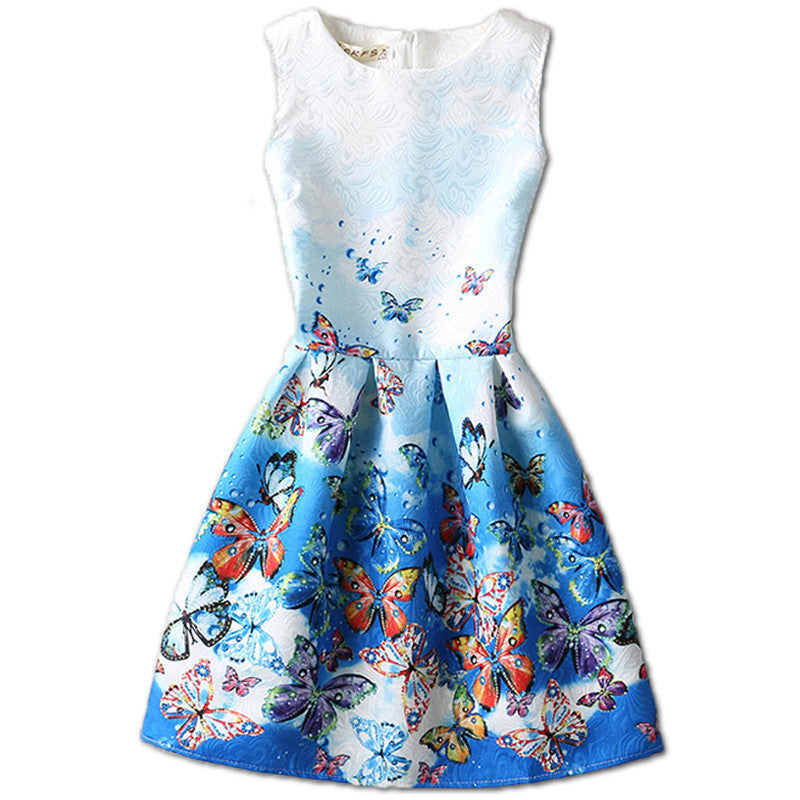 Print Summer Women Casual Dress Ethnic Ladies A-Line Party Evening Elegant Dresses Female Plus Size XL