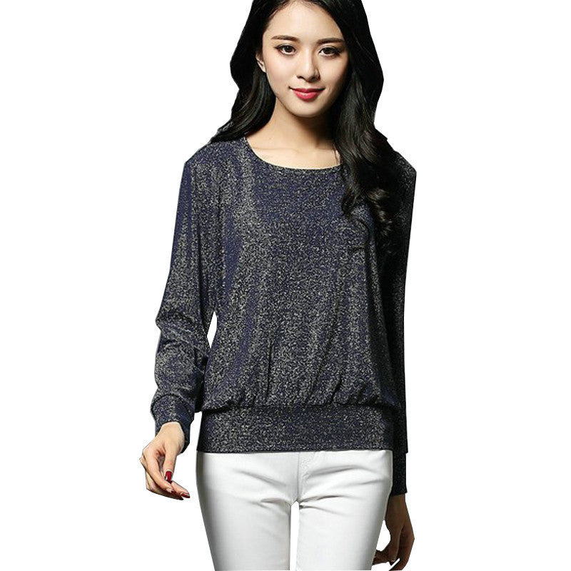 Online discount shop Australia - Blouses Black Blue Tops Ladies Casual Stretch Rayon Clothing Female Shirts