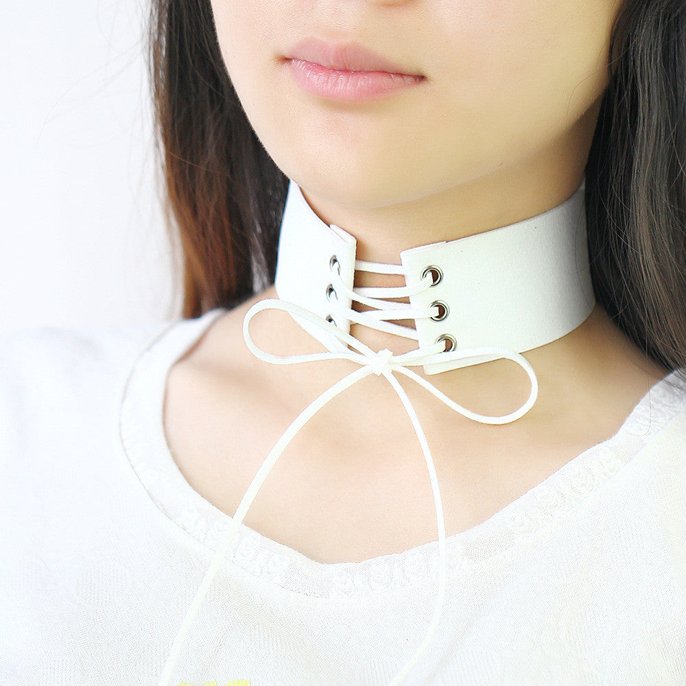 3 Colors Velvet Leather Necklace Choker Collar Kim Kardashian Style - CelebritystyleFashion.com.au online clothing shop australia