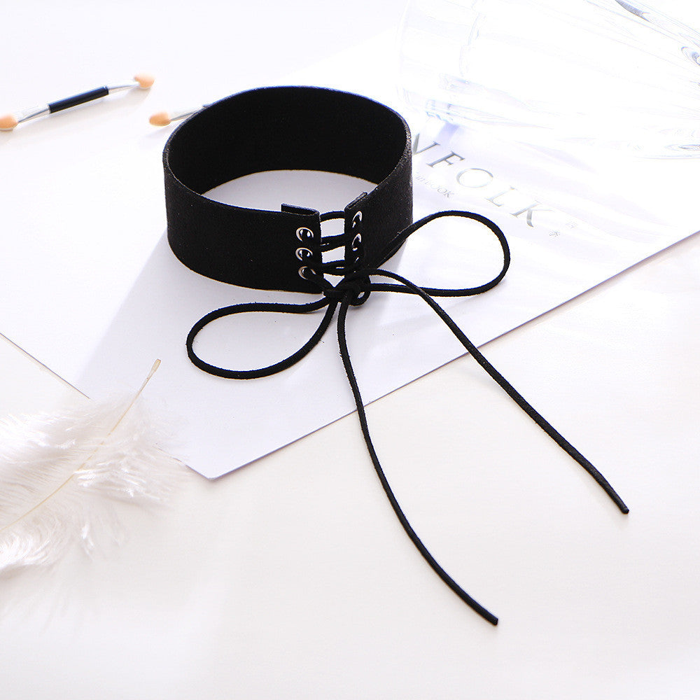 3 Colors Velvet Leather Necklace Choker Collar Kim Kardashian Style - CelebritystyleFashion.com.au online clothing shop australia