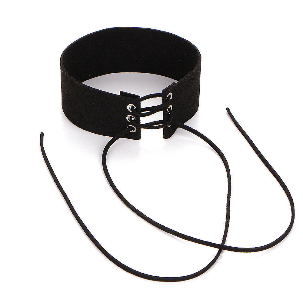 3 Colors Velvet Leather Necklace Choker Collar Kim Kardashian Style - CelebritystyleFashion.com.au online clothing shop australia