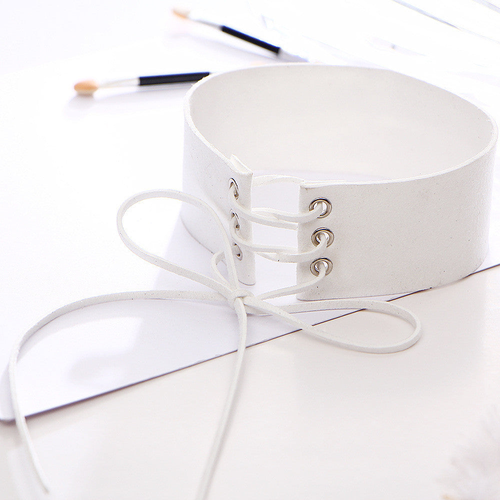 3 Colors Velvet Leather Necklace Choker Collar Kim Kardashian Style - CelebritystyleFashion.com.au online clothing shop australia