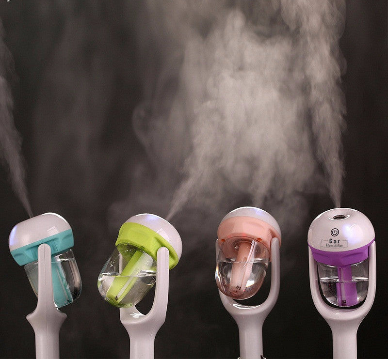 Online discount shop Australia - 12V Car Steam Humidifier Air Purifier Aroma Diffuser Essential oil diffuser Aromatherapy Mist Maker Fogger A-A100