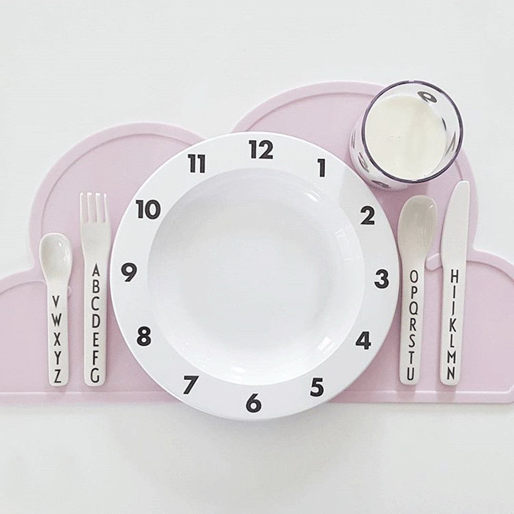 Online discount shop Australia - 47*27cm Waterproof Silicone Placemat Bar Mat Baby Kids Cloud Shaped Plate Mat Table Mat Set Home Kitchen Pads