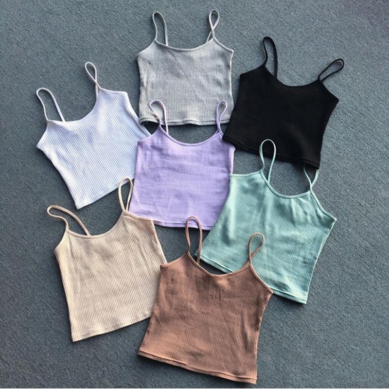 Women Bralette Bralet Bustier Crop Top Cami Tank Tops European style elasticity Sleeveless Vest