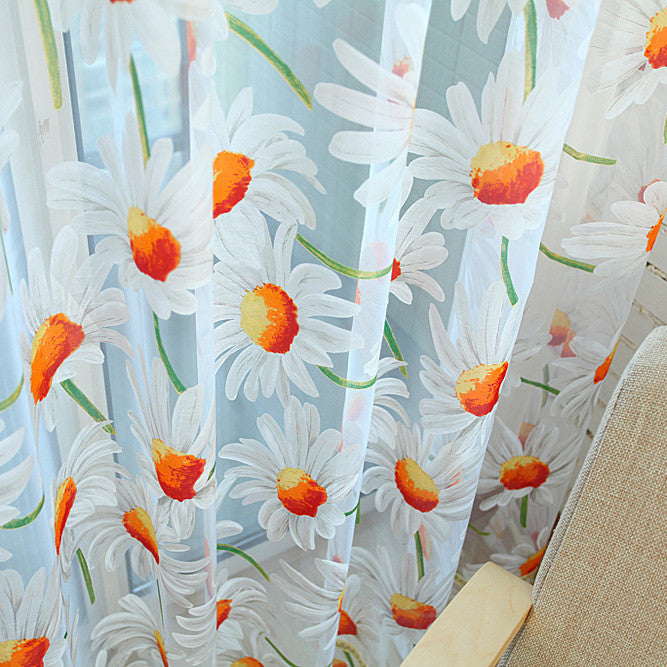 classic curtain window screening balcony piaochuang finished product yellow