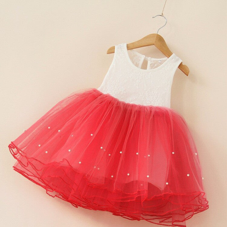 Online discount shop Australia - Girls Dresses Tutu Princess Baby Flower Costume Lace Tulle Baby Casual Party Dress For 2-9 Years Kids Dresses For Girls