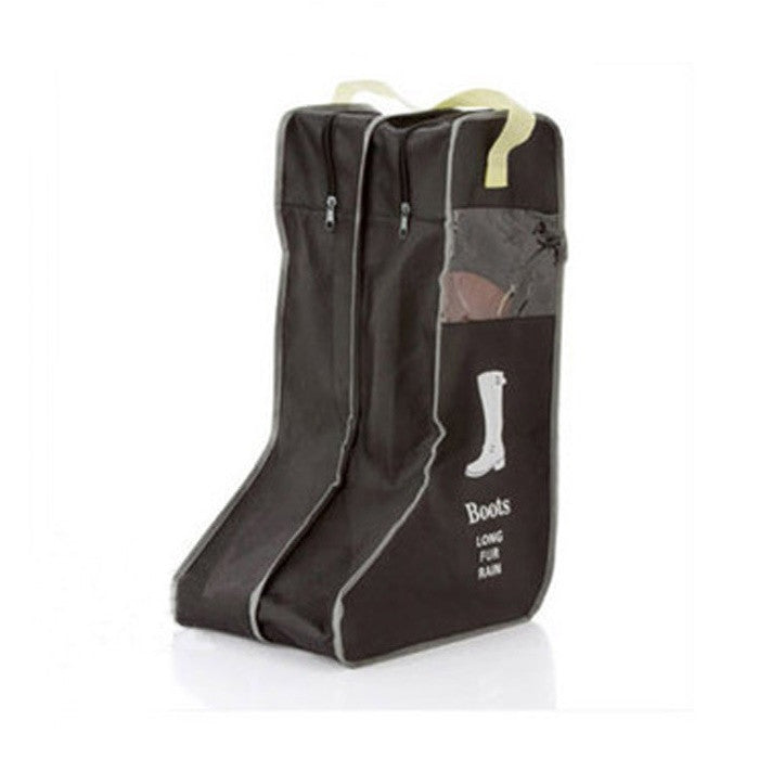 Portable Big Shoes Storage Bags Hanging Closet Cabin Shoe Cover Boots Organizer Sack Storaging Bag With Zipper Boot Protector