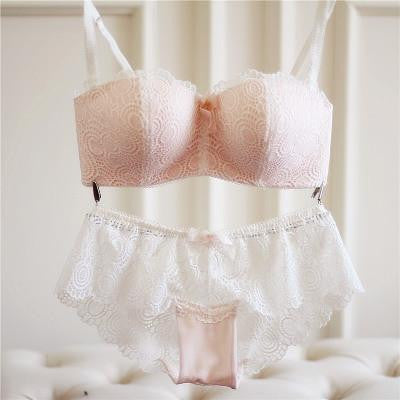 Fashion push up wireless cup bra set underwear tube top design thin cup-Dollar Bargains Online Shopping Australia