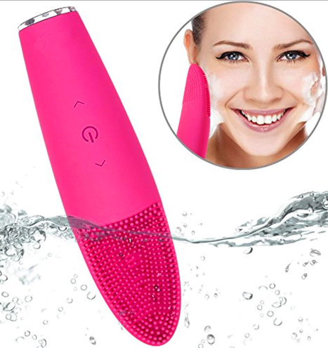 Sonic Face acne Brush Pore Cleaner Electric Pobling Ultrasonic scrub power perfect cleansing facial blackhead remover silicone-Dollar Bargains Online Shopping Australia