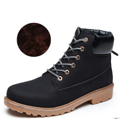 Women Boots PU Leather Platform Women Shoes Suede Rubber Women Ankle Boots Timber Boots Martin brand Shoes #C1-Dollar Bargains Online Shopping Australia