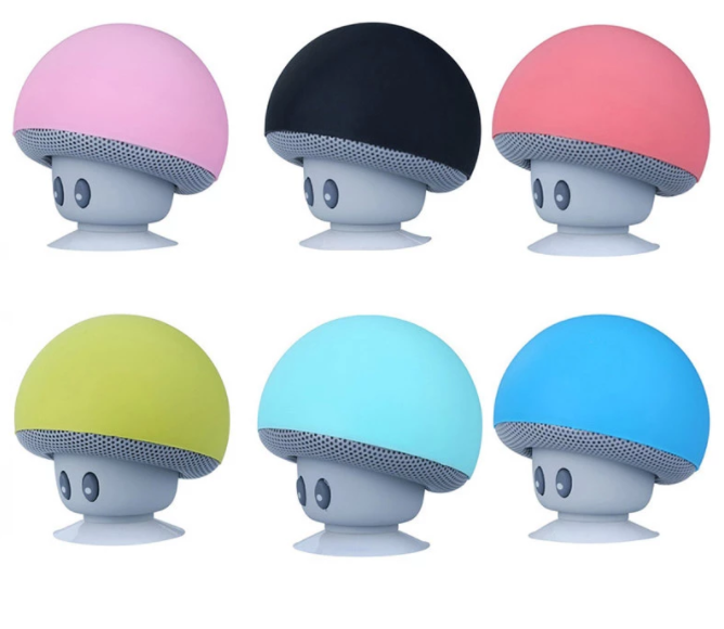 Mini Mushroom Wireless Bluetooth 4.1 Speaker with Mic Portable Waterproof Shower Stereo Subwoofer For Mobile Phone iPhone Tablet-Dollar Bargains Online Shopping Australia