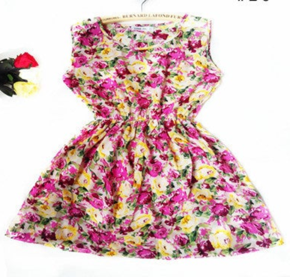 women European style plus size Fashion party Vest dress Flower prints Slim Mini Dress Spring summer dresses-Dollar Bargains Online Shopping Australia