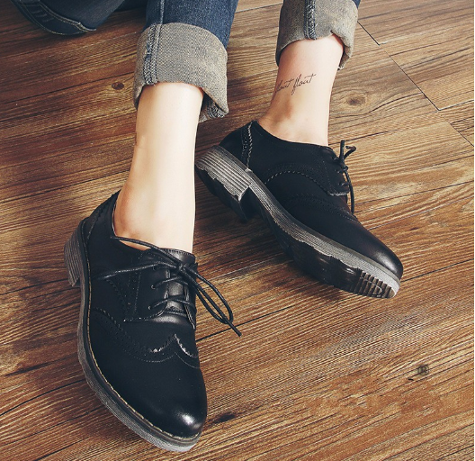 FLAT Oxford Shoes Woman Autumn Flats Fashion Brogue Oxford Women Shoes moccasins sapatos femininos sapatilhas zapatos mujer-Dollar Bargains Online Shopping Australia