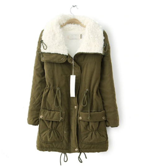 Autumn Winter Jacket Coat Women Parka Woman Clothes Solid Long Jacket Slim Plus Size Women's Winter Jackets And Coats-Dollar Bargains Online Shopping Australia
