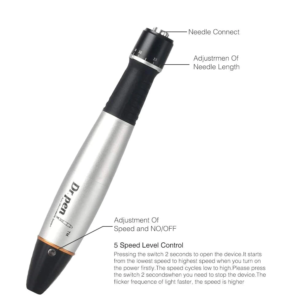Dr. Pen Ultima A1 Electric Derma Pen Skin Care Kit Tools Micro Needling Pen Mesotherapy Auto Micro Needle Derma System Therapy-Dollar Bargains Online Shopping Australia