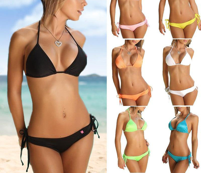 Summer Women Bikini Bandage Sexy Bikini Set Padded Bra Swimsuit Push Up Bathing Suit Swimwear Beachwear Clothing Bikinis-Dollar Bargains Online Shopping Australia