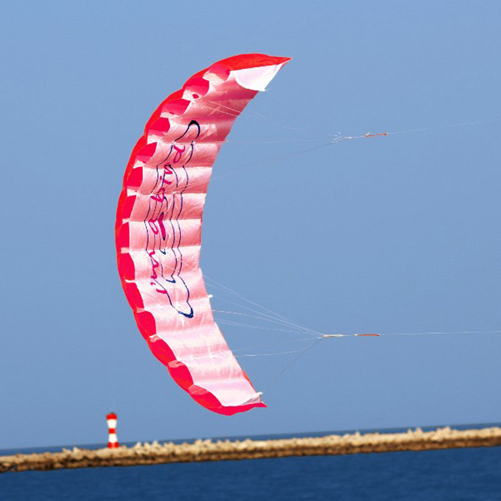 1.4cm Dual Line Parafoil Kite With Flying Tools Power Braid Sailing Kitesurf Sports Beach Kite Outdoor Fun Flying Toys 3 Color-Dollar Bargains Online Shopping Australia