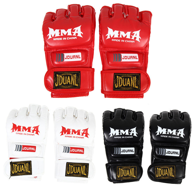 MMA Muay Thai Gym Punching Bag Half Mitt Train Sparring Kick Boxing Gloves-Dollar Bargains Online Shopping Australia