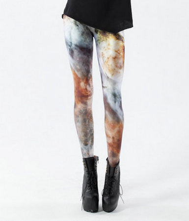 Sexy The Starry Sky Galaxy 3D Printed Leggings Summer Spring Harajuku Finess Women Leggins Creative Elastic Pants-Dollar Bargains Online Shopping Australia