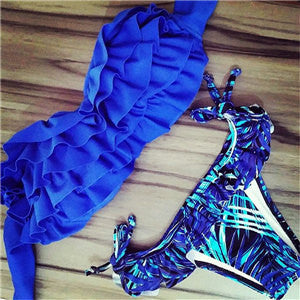 P&j Brazilian Style Bikinis set Wear Lady Swimwear Print Hater Push Up Women Swimsuit Bathing Suit Sexy Brazilian Bikini Set-Dollar Bargains Online Shopping Australia