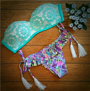 P&j Brazilian Style Bikinis set Wear Lady Swimwear Print Hater Push Up Women Swimsuit Bathing Suit Sexy Brazilian Bikini Set-Dollar Bargains Online Shopping Australia