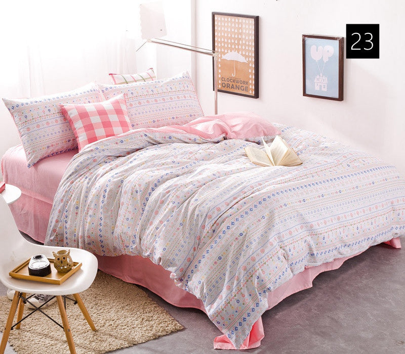 Top cotton Duvet covers set,Gray letters bedding set,Double single duvet covers Twin/Queen/King size,bedclothes #HM4514-Dollar Bargains Online Shopping Australia
