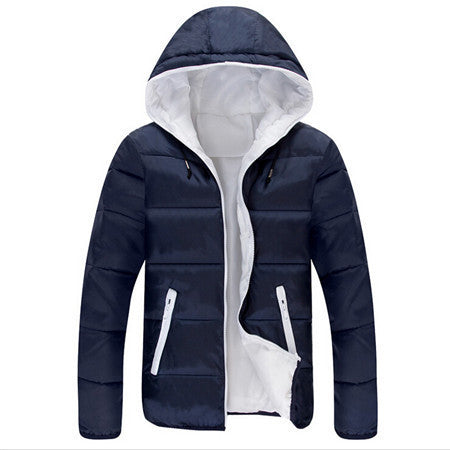 Fashion Casual winter jacket men Coat Comfortable&High Quality Jacket 3 Colors Plus Size XXXL-Dollar Bargains Online Shopping Australia