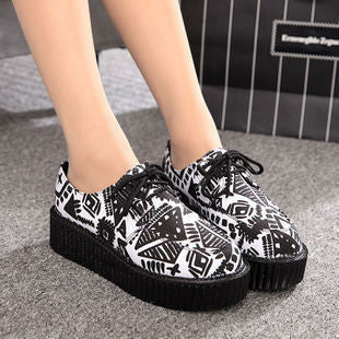 Creepers Shoes Woman plus size 35-41 platform Women Flats Shoes-Dollar Bargains Online Shopping Australia