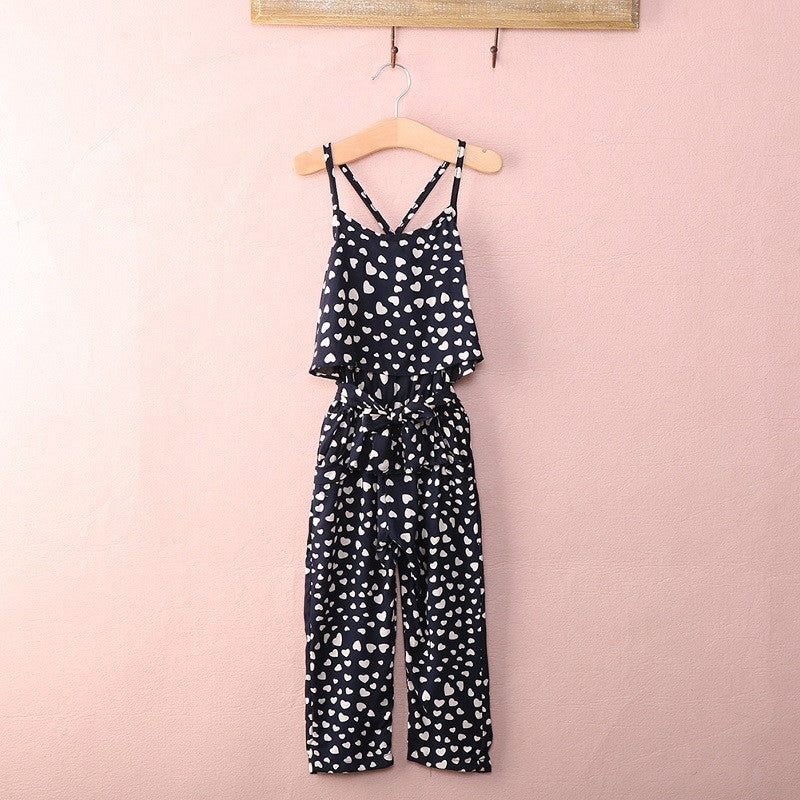 Girl Romper Summer Kids Baby Girls Clothes Sleeveless Dress Jumpsuit Trousers Outfits-Dollar Bargains Online Shopping Australia