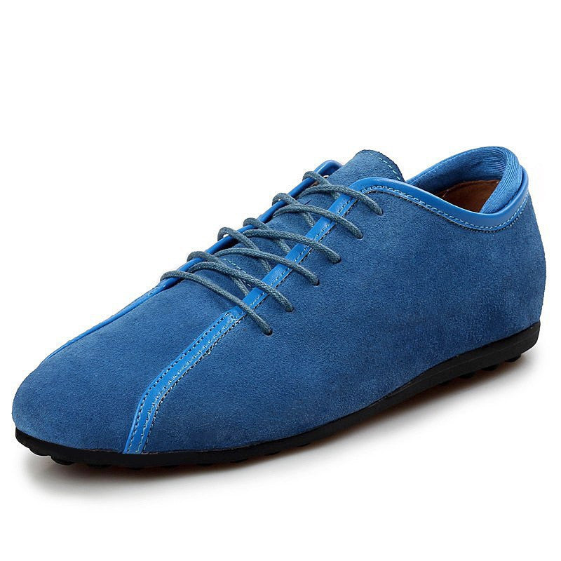 Nubuck Leather Men Shoes Spring Male Casual Shoes Fashion Leather Shoes Loafers Men's shoes Flats-Dollar Bargains Online Shopping Australia