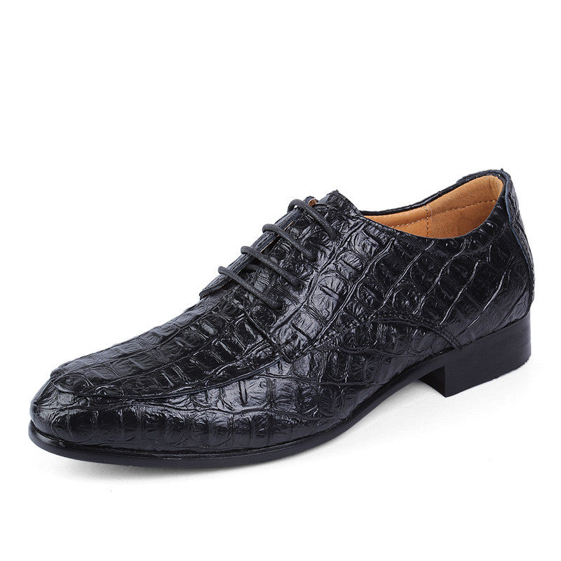 Handmade genuine leather men shoes, Fashion flat shoes, Crocodile business dress shoes,Men oxford zapatos hombre-Dollar Bargains Online Shopping Australia