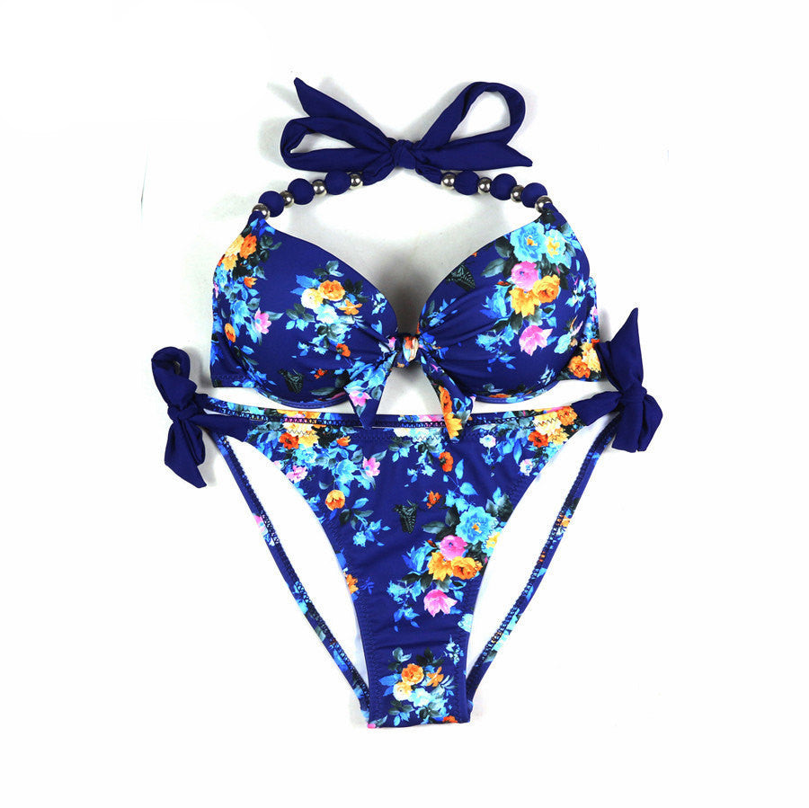 Bikinis Women Print Floral Bikini Women Swimsuits Brazilian Push Up Bikini Set Bathing Suits Plus Size Swimwear Female XXL-Dollar Bargains Online Shopping Australia