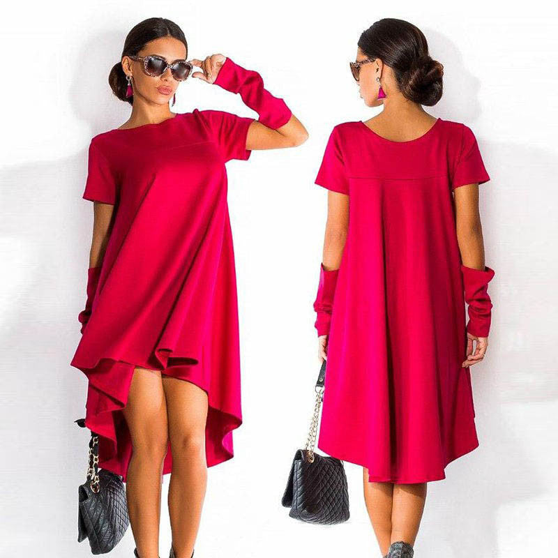 Brand Midi Women Dress Summer Style Tunic Boho Kylie Jenner Ladies Dresses Mavodovama Red Party Woman Dress Ukraine-Dollar Bargains Online Shopping Australia
