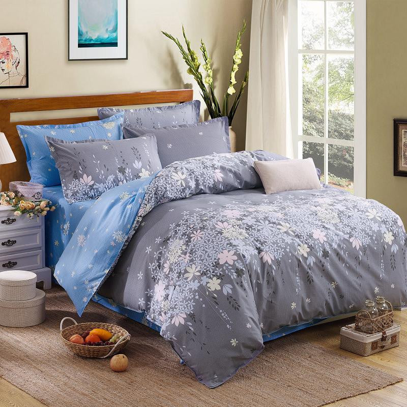 4pcs Bohemian Bedding Set Soft Polyester Bed Linen Duvet Cover Pillowcases Bed Sheet Sets Home Textile Queen Full Coverlets-Dollar Bargains Online Shopping Australia
