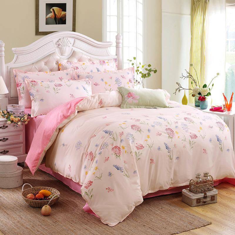 4pcs Bohemian Bedding Set Soft Polyester Bed Linen Duvet Cover Pillowcases Bed Sheet Sets Home Textile Queen Full Coverlets-Dollar Bargains Online Shopping Australia