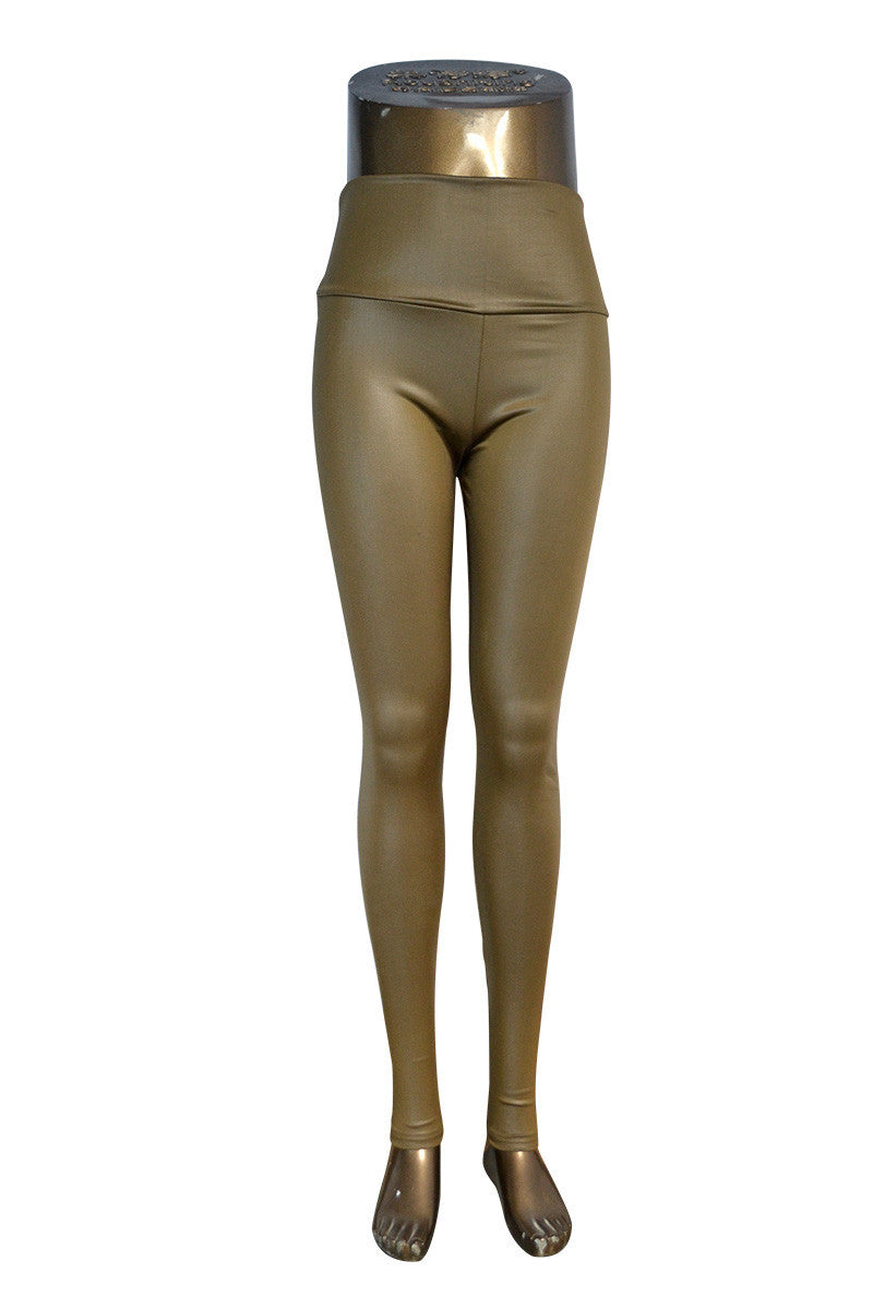 Plus Size Fashion women's Sexy Skinny Faux Leather High Waist Leggings Pants XS/S/M/L/XL 17 colors-Dollar Bargains Online Shopping Australia