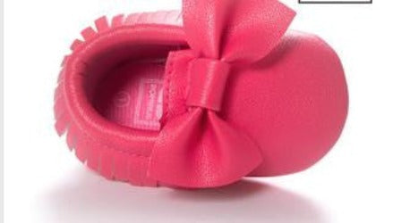 Handmade Soft Bottom Fashion Tassels Baby Moccasin born Babies Shoes 14-colors PU leather Prewalkers Boots-Dollar Bargains Online Shopping Australia