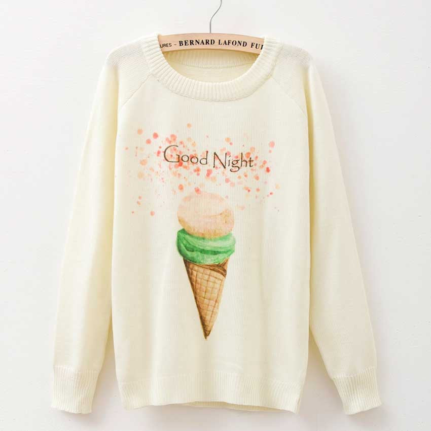 Rose garden owl bird print women sweaters and pullover Autumn winter Harajuku fashion Brand Knitwear sweater coat Plus Size-Dollar Bargains Online Shopping Australia