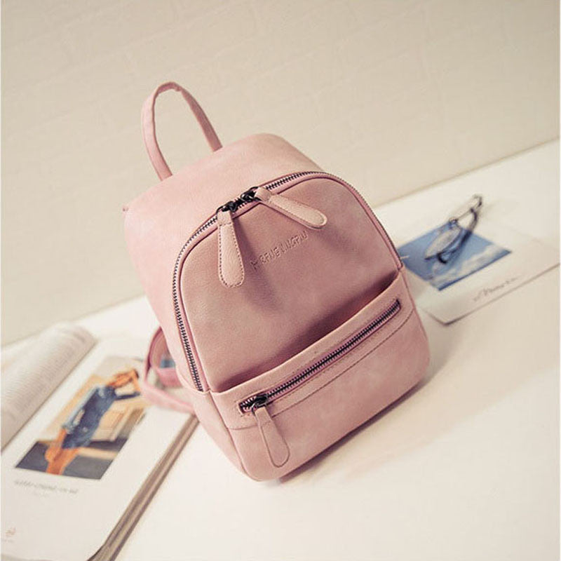 women backpack arrived fashion casual PU ladies backpacks candy color Korea school style solid student mini backpack,LB1999-Dollar Bargains Online Shopping Australia