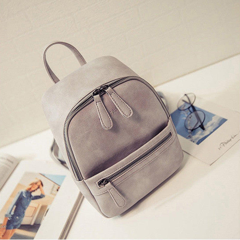 women backpack arrived fashion casual PU ladies backpacks candy color Korea school style solid student mini backpack,LB1999-Dollar Bargains Online Shopping Australia